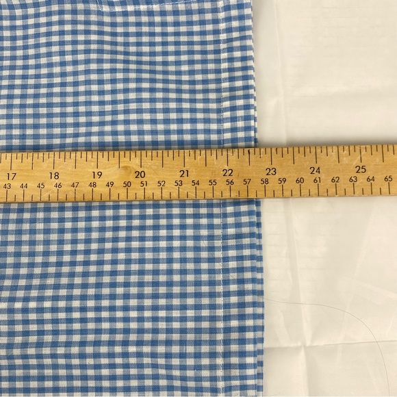 Vintage Girl Guides of Canada Blue Gingham Uniform Shirt Size 10 - Picture 5 of 5